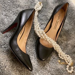 Black “Buffalo London” authentic Leather Pumps